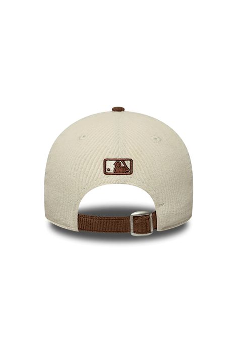 New Era 9FORTY New York Yankees MLB Cord M-Crown Cream Brown Adjustable CapUnisex NEW ERA | Caps | 60915868-